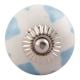 Turquoise Heart Ceramic Floral Cabinet Knobs Online
